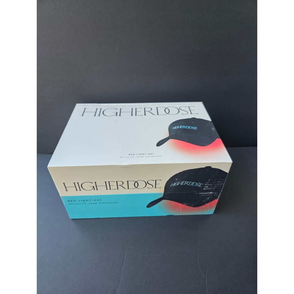 HigherDOSE Red Light Therapy Hat Hair Growth Cap 120 LED Laser Scalp Treatment